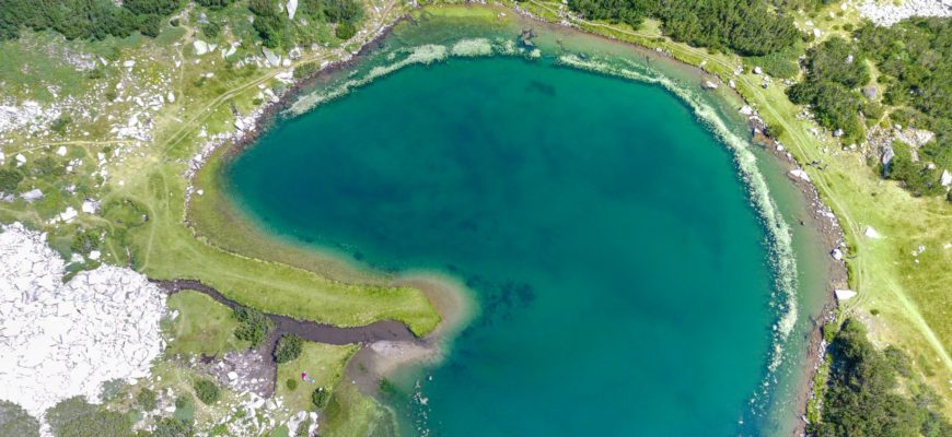 Муратово езеро от дрон